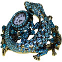 Bracelet montre dame - Lezard Saphir