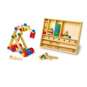 Jeux de construction enfant - Set de Construction en bois de hêtre